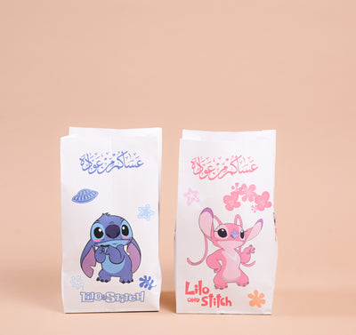 Loli n stitch : لولي وستيتش اكياس ورق Dozen 12pcs