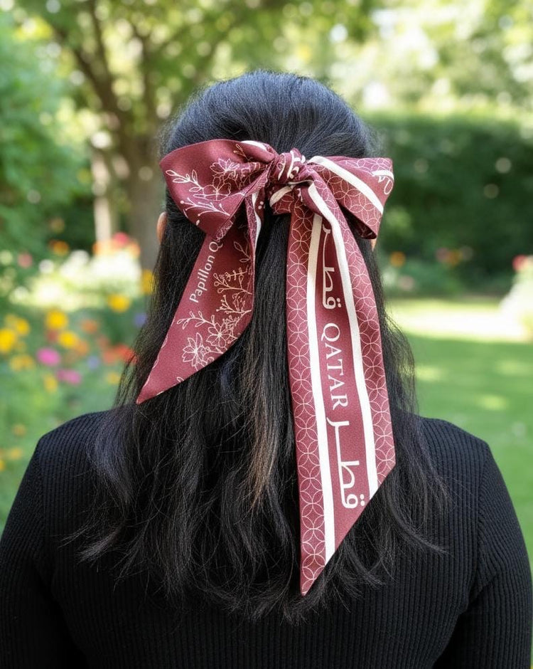 Scarf Collection :  Twilly silk scarf : وشاح التويلي الحريري