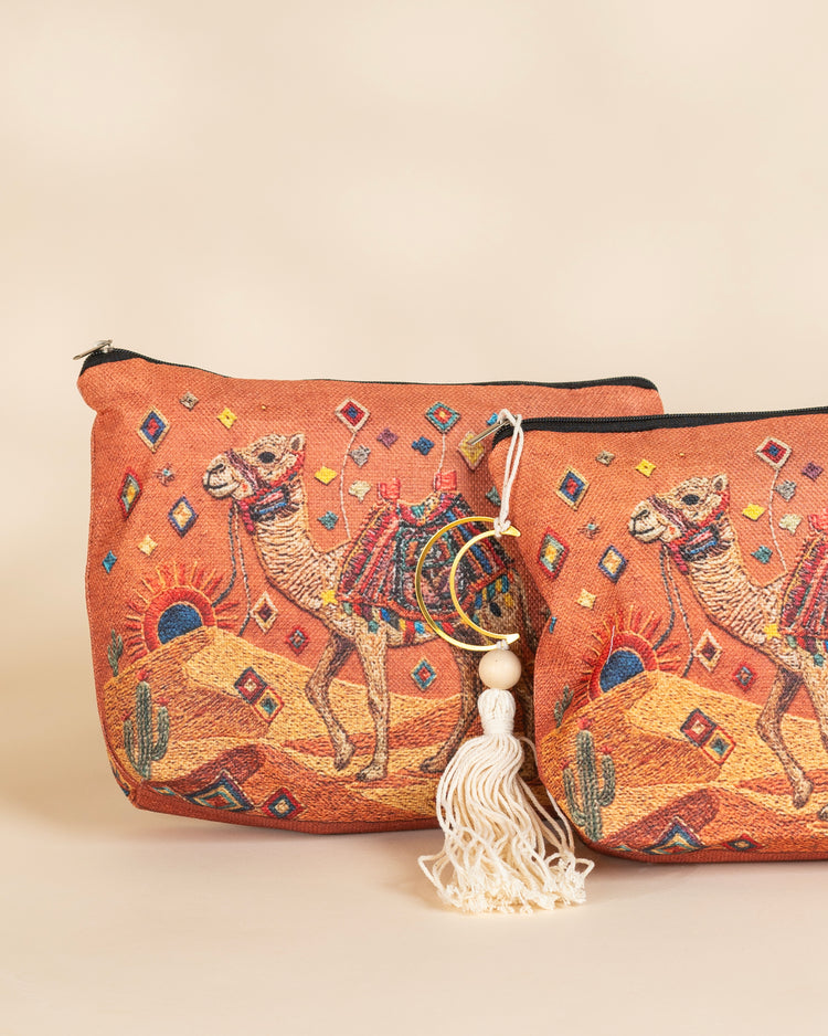 Luxury Desert Camel Pouch : حقيبة الجمل الصحراوية الفاخرة