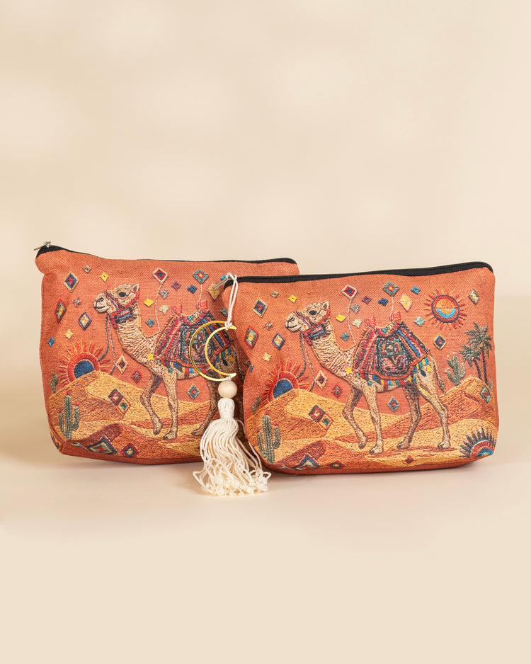 Luxury Desert Camel Pouch : حقيبة الجمل الصحراوية الفاخرة