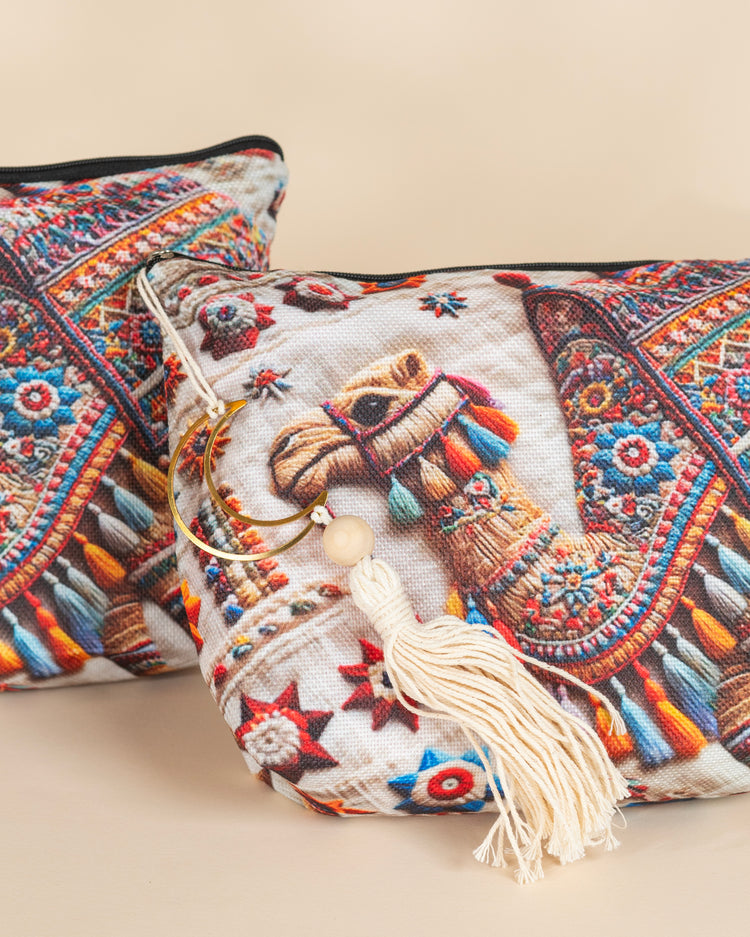Luxury Camel Pouch : حقيبة الجمل الفاخرة
