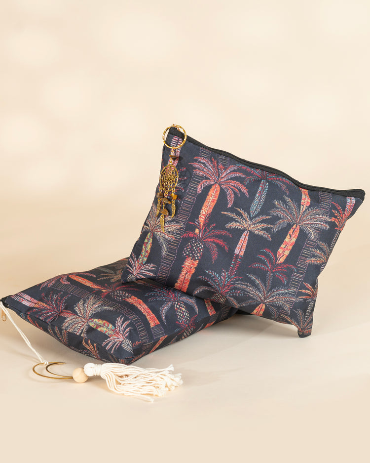 Luxury Palm Heritage Pouches :  حقيبة النخيل التراثية الفاخرة