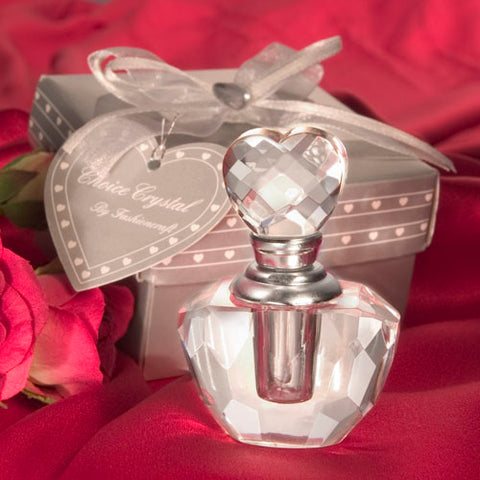 Crystal Heart Perfume Bottle