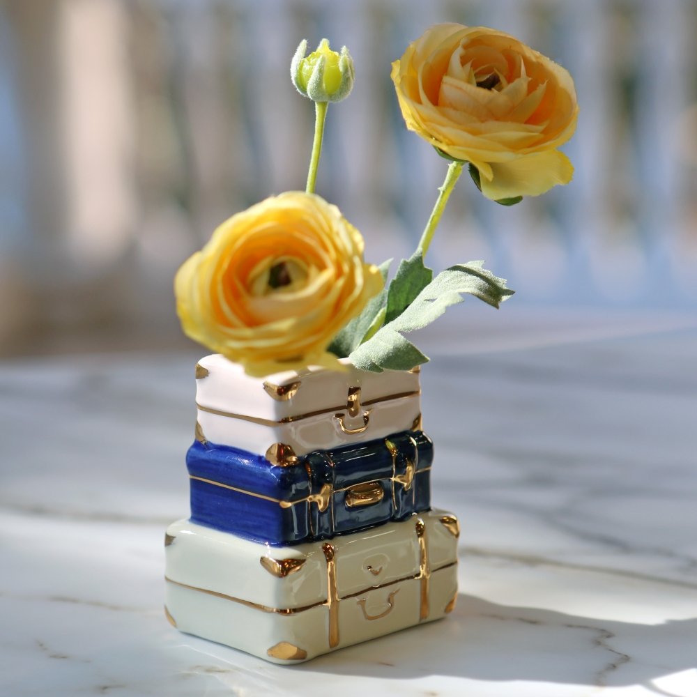 Suitcase Vase