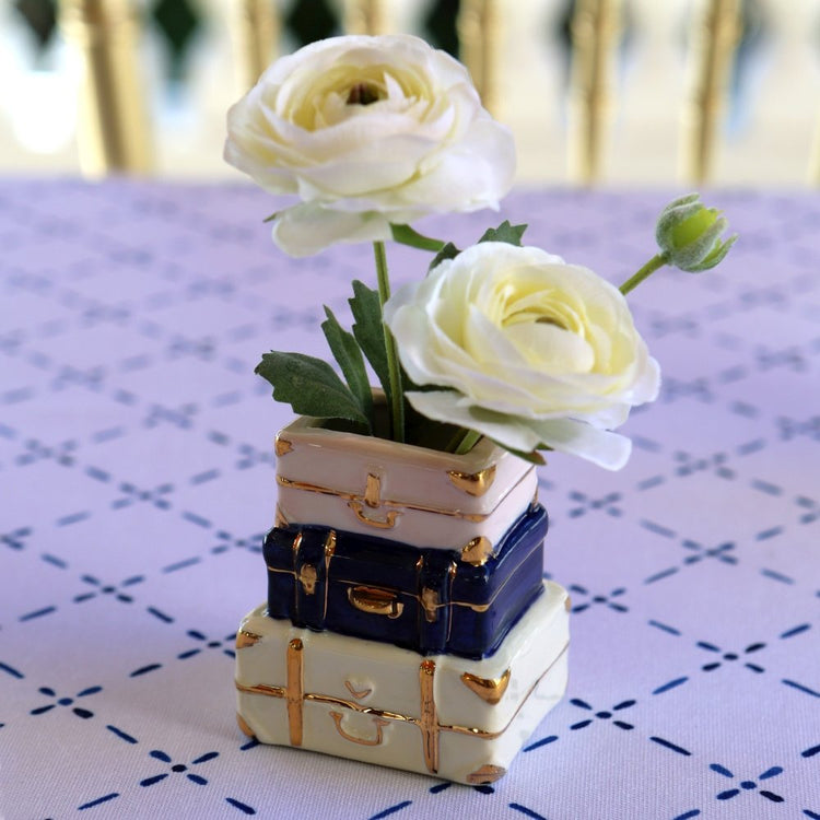 Suitcase Vase