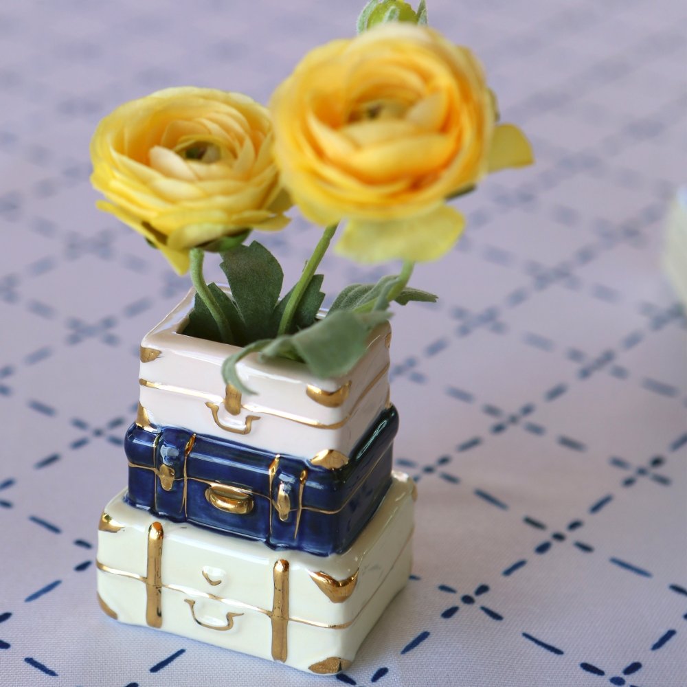 Suitcase Vase