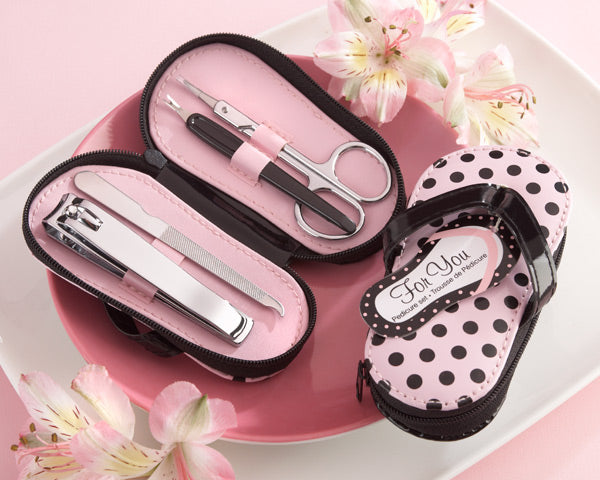 Polka Dot Pedicure Set