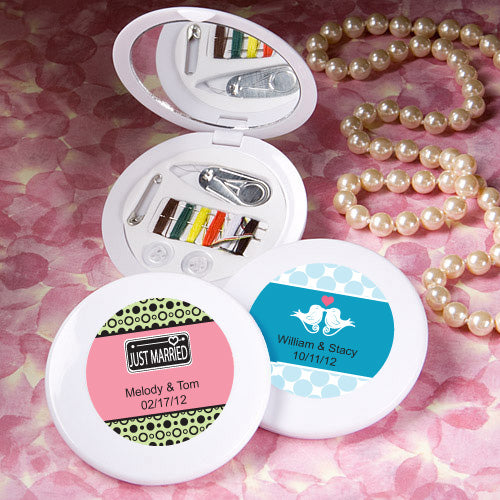 mirror with sewing kit