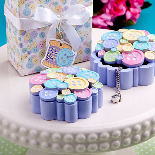 Colored Button Box