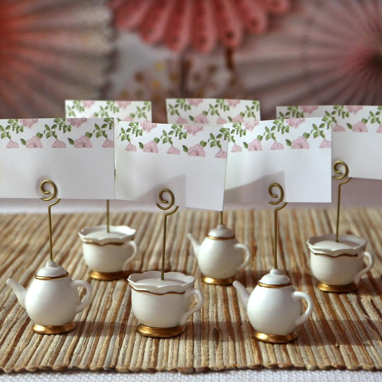 Tea Time Place Card Holder