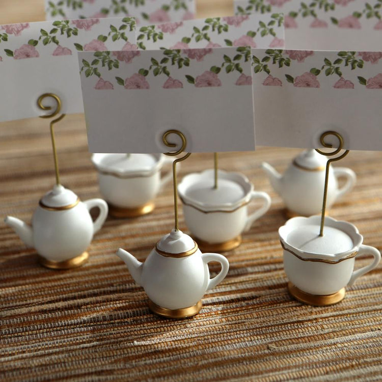 Tea Time Place Card Holder